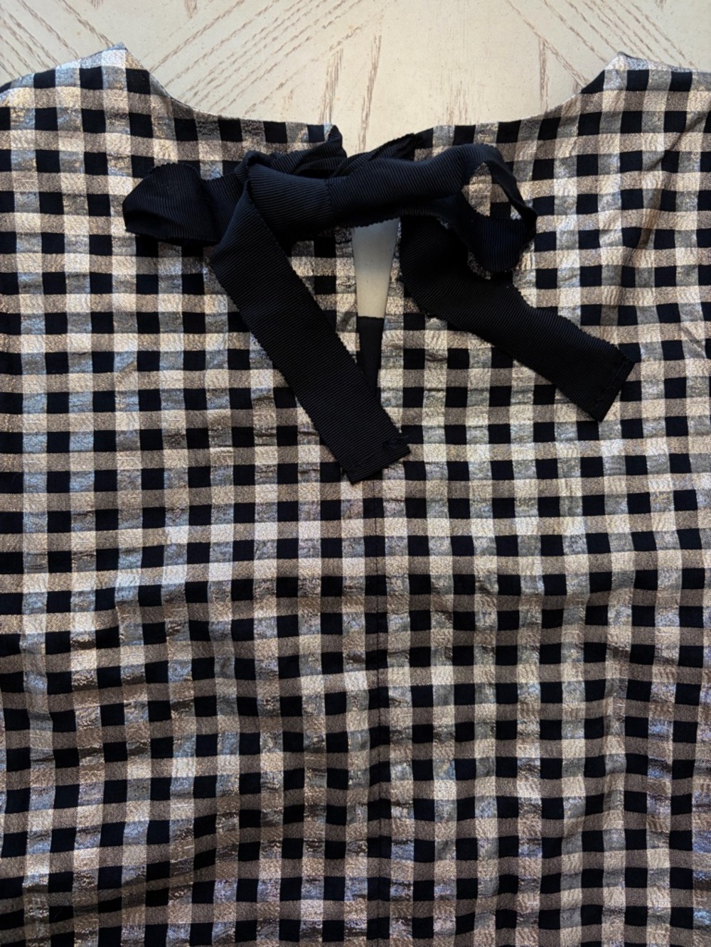 J. Crew Metallic Plaid Blouse - Picture 10 of 14